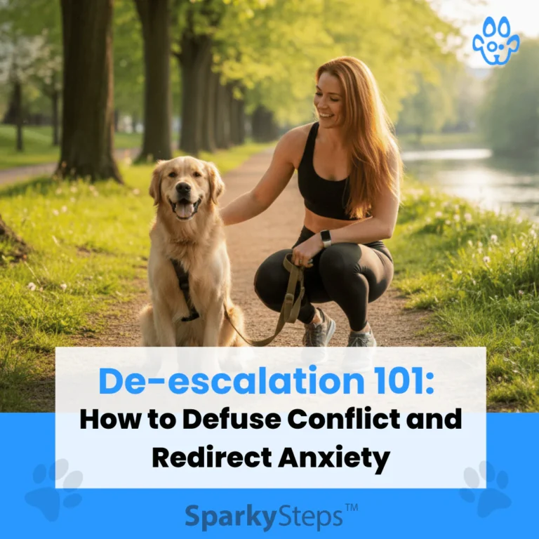 How to Defuse Conflict and Redirect Anxiety – Sparky Steps