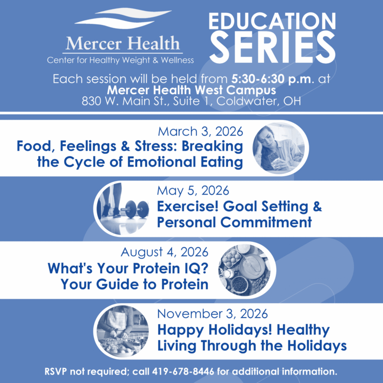 Mercer Health Center for Healthy Weight & Wellness Announces 2026 Education Series