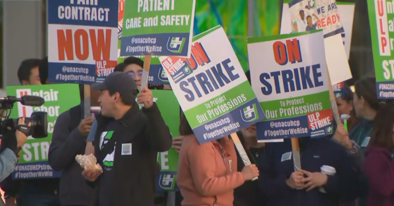 Thousands of Kaiser Permanente workers across California go on strike calling for new contracts