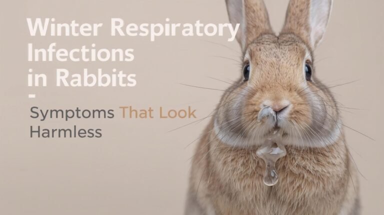 Winter Respiratory Infections in Rabbits: Symptoms That Look Harmless