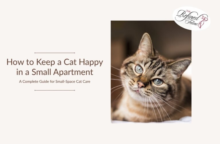 How to Keep a Cat Happy in a Small Apartment