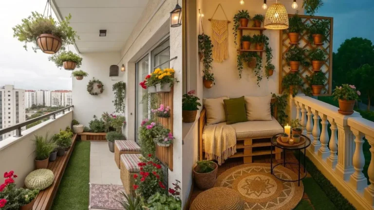 10 Balcony Decor Ideas to Bring Peace, Relaxation & Vacation Vibes Home